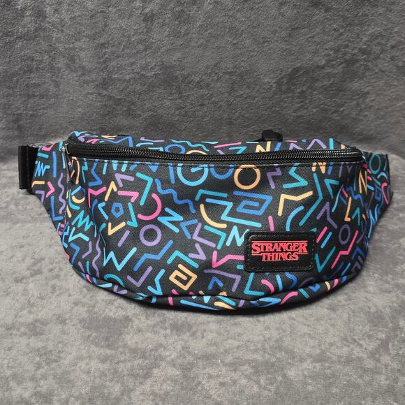 Funko Stranger Things Retro 80s Neon Fanny Pack Waist / Sling Bag Netflix Series - Picture 12 of 12